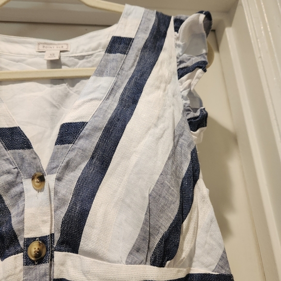 Striped Blue and White Dress - Picture 7 of 14